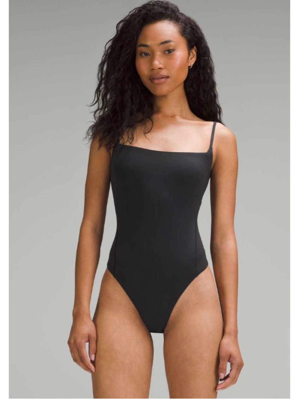 Lululemon Wundermost Ultra-Soft Nulu Square-Neck Spaghetti Strap Bodysuit